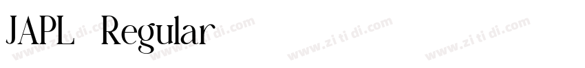 JAPL2 Regular字体转换 JAPL2 Regular字体转换